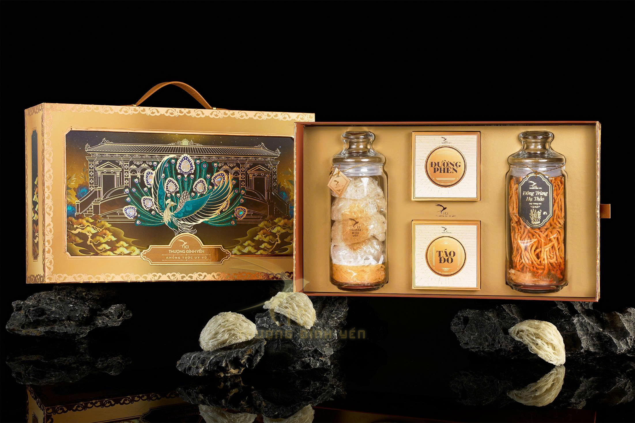 Set Yến Khô Khổng Tước Uy Vũ